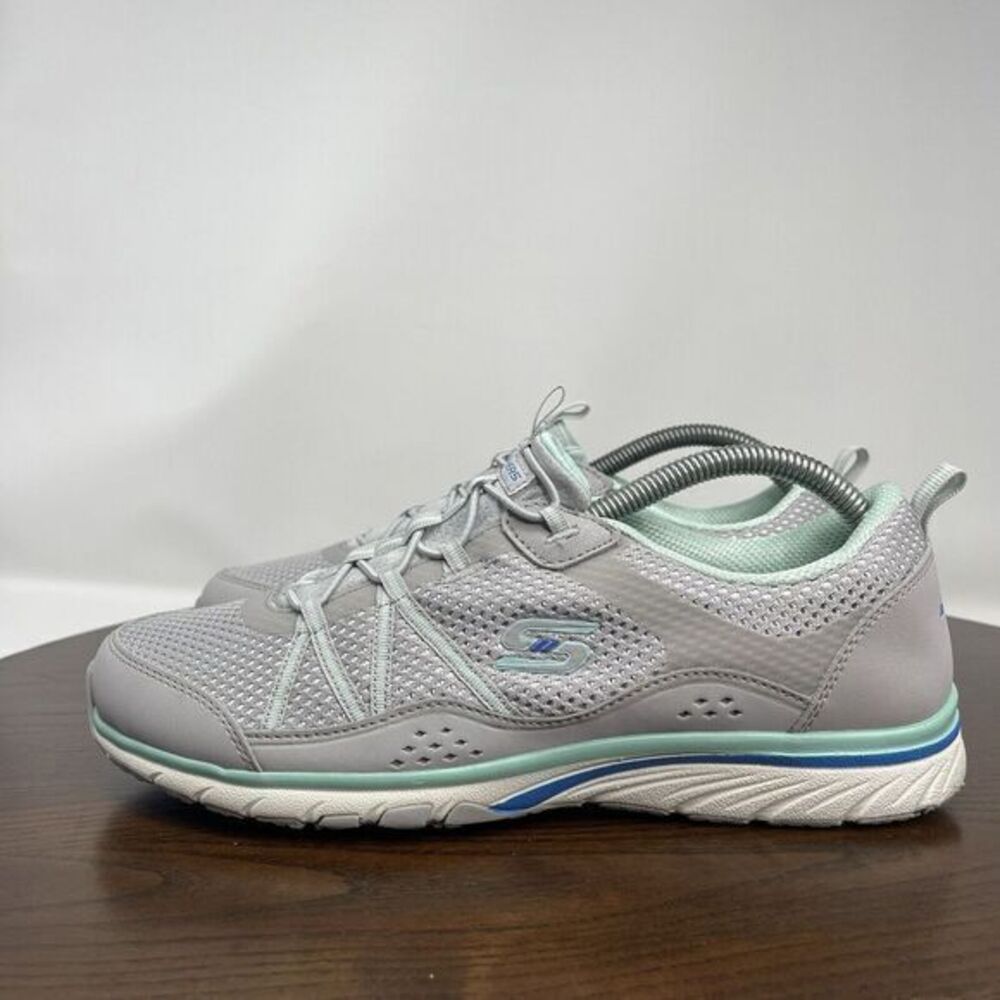 Skechers Shoes Women's Size 9.5 Gray Gratis Slip-on Mesh Sport Walking Sneakers‎
